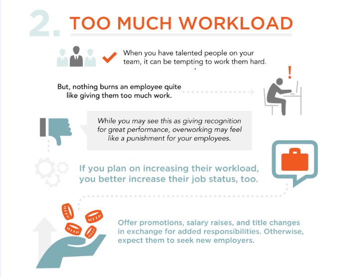 Top Reasons Why Employees Leave Their Job Infographic